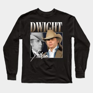 Dwight Yoakam Dynamic Discography Long Sleeve T-Shirt